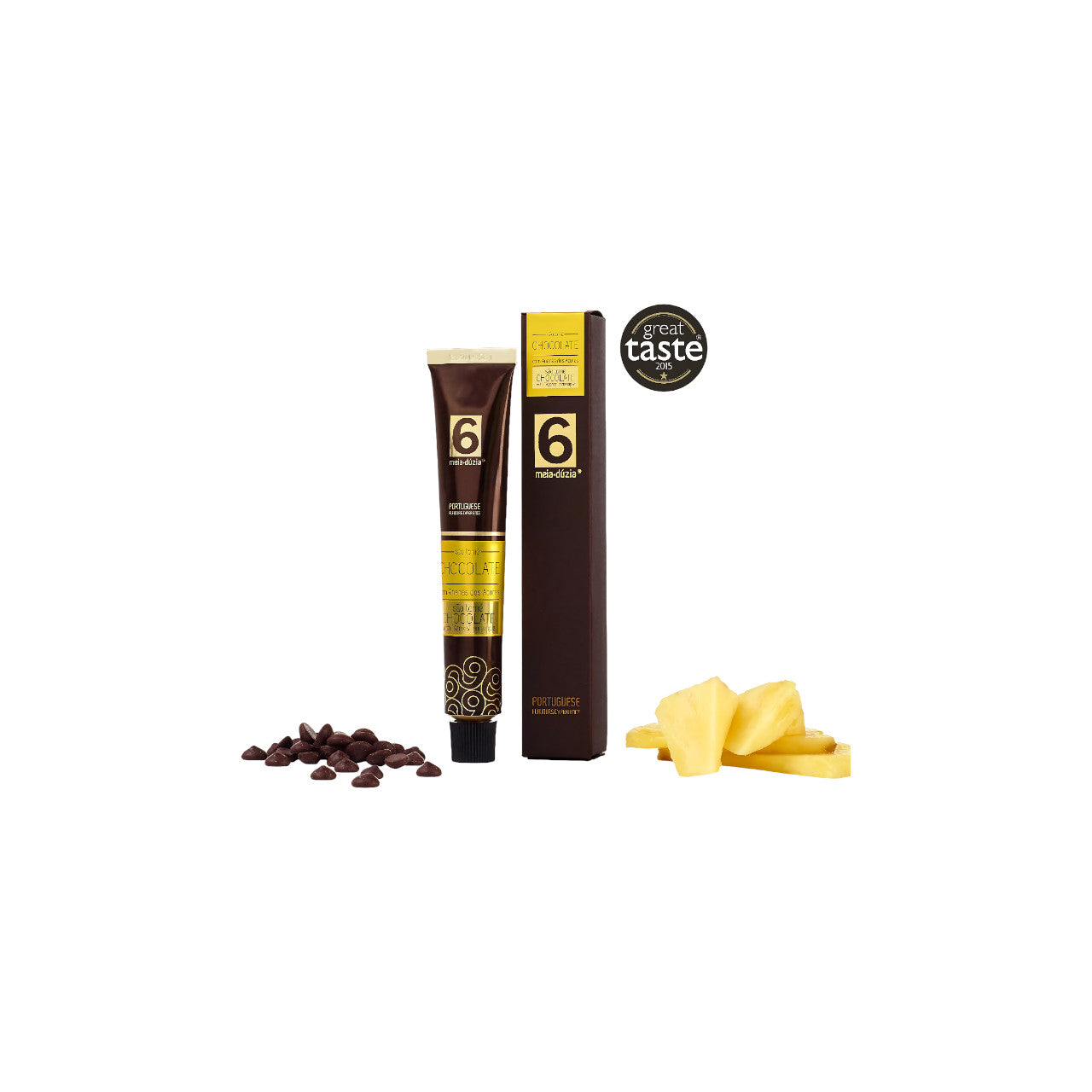 Creme de Chocolate Negro de São Tomé com Ananás dos Açores