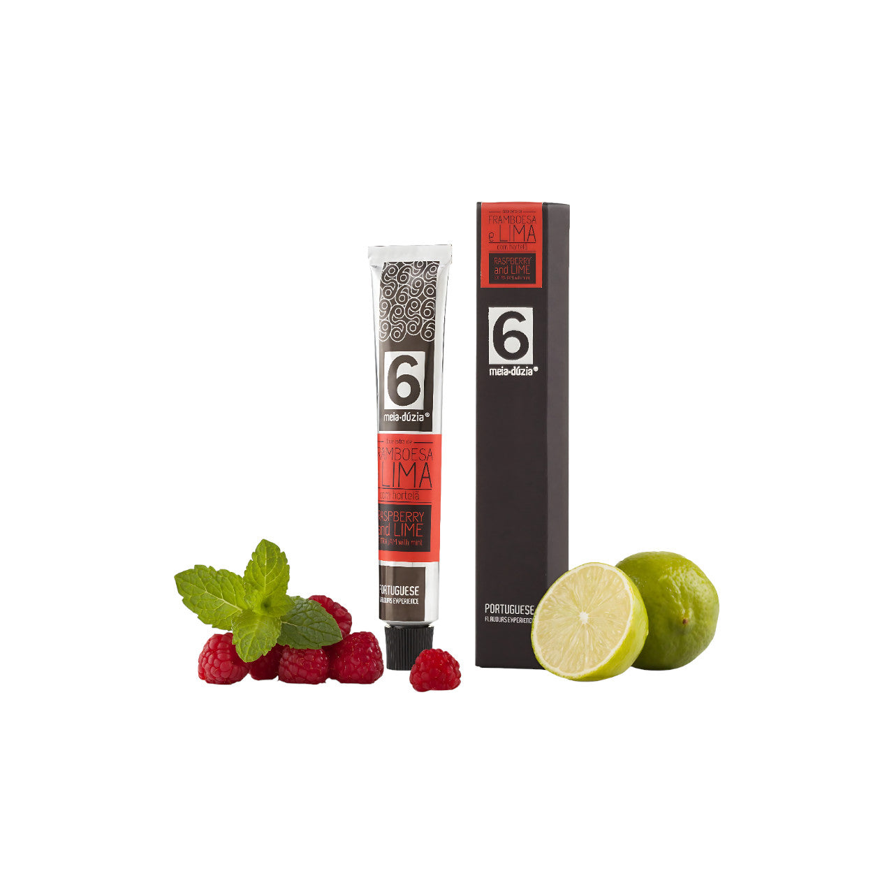 Compota de Framboesa e Lima com Hortelã